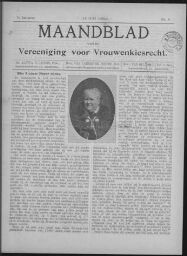 Maandblad van de Vereeniging voor Vrouwenkiesrecht  1903, jrg 7, no 8 [1903], 8