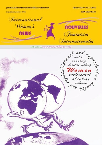 International women's news = Nouvelles féministes internationales [2015], 1