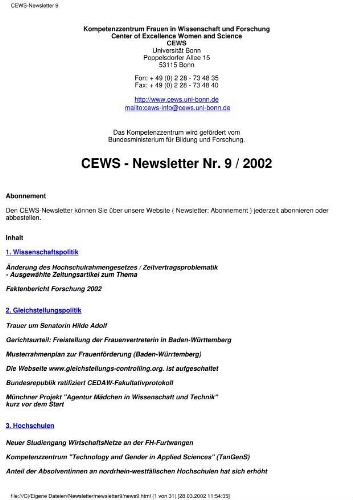CEWS-newsletter [2002], 9