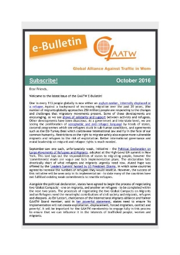 GAATW E-Bulletin [2016], 4