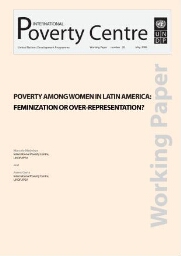 Poverty among women in Latin America