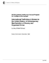 International trafficking in women to the United States