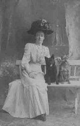 Portret van mevrouw M.W 1910