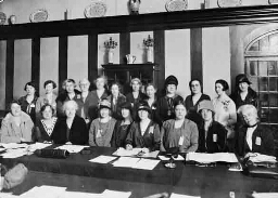 Bijeenkomst van leden van de International Soroptimist Clubs. 1930