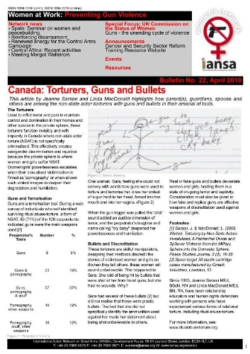 IANSA Women's Network bulletin [2010], 22