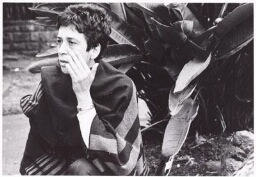 Portret van Eunice Gutman, filmproducente en regisseur in Brazilië 1985