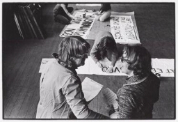 Voorbereidingen voor acties tijdens internationale vrouwendag 1979