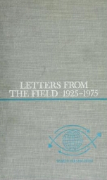 Letters from the field 1925-1975