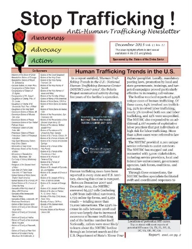 Stop trafficking! Anti-human trafficking newsletter [2013], 12 (December)