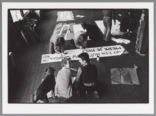 Voorbereidingen voor acties tijdens internationale vrouwendag 1979