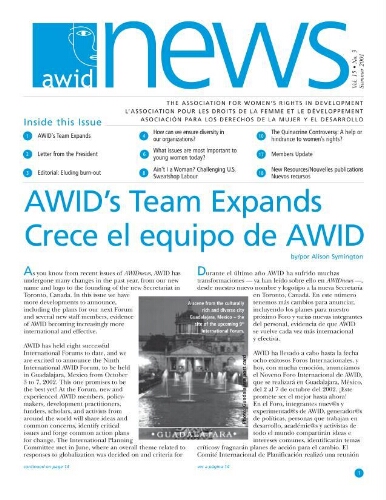 AWID news [2001], 3 (Summer)