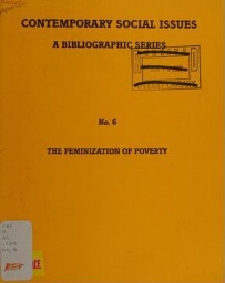 The feminization of poverty