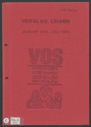 Verslag Leiden januari 1978-juli 1979 VOS
