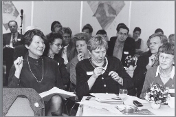 Bijeenkomst over de zorg georganiseerd door het CDA. 1997