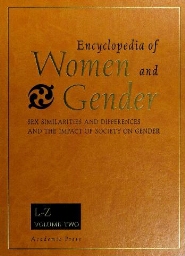 Encyclopedia of women and gender