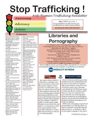 Stop trafficking! Anti-human trafficking newsletter [2012], 5 (May)
