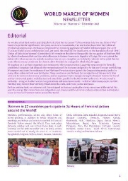 Newsletter World March of Women [2012], 4 (December)