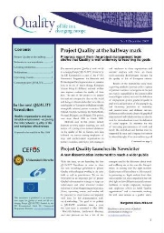 Quality newsletter [2007], 1 (June)