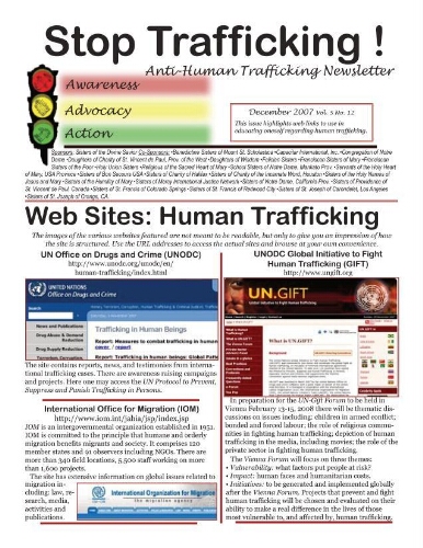 Stop trafficking! Anti-human trafficking newsletter [2007], 12 (December)