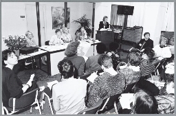 Presentatie lobbybureau Arachne. 1992