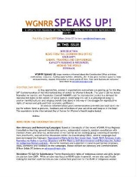 WGNRR Speaks Up! [2009], 2