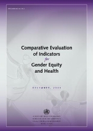 Comparative evaluation of indicators for gender equity and health