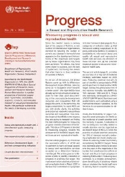 Progress in reproductive health research [2008], 76