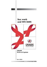 Sex work and HIV/AIDS