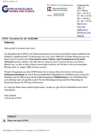 CEWS-newsletter [2006], 46
