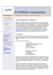 Athena newsletter [2008], [June]