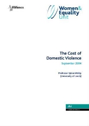 The cost of domestic violence