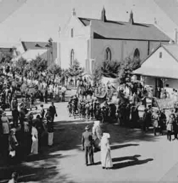 Feestelijke optocht in Middelburg, Zuid-Afrika 1938