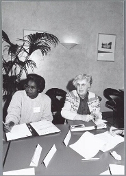 Workshop vrede, voorbereiding van de wereldvrouwenconferentie georganiseerd door WEP 1993