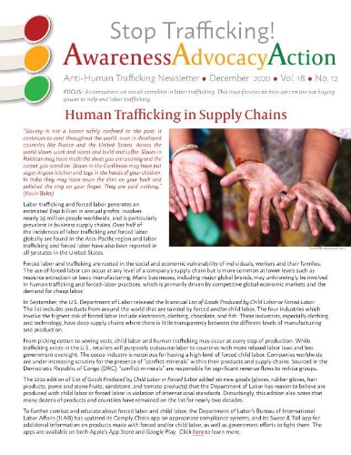 Stop trafficking! Anti-human trafficking newsletter [2020], 12 (December)