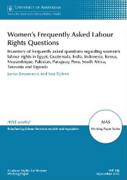 Women’s frequently asked labour rights questions
