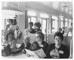 Deelnemers aan de Wereldvrouwenconferentie. 1980