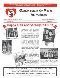 Grandmothers for Peace International [2012], Spring