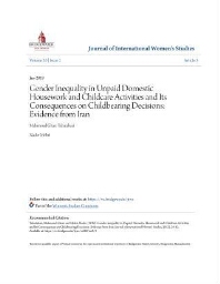 Gender Inequality in Unpaid Domestic Housework and Childcare Activities and Its Consequences on Childbearing Decisions