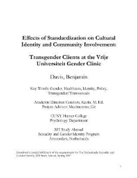 Effects of Standardization on Cultural Identity and Community Involvement
