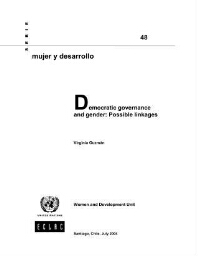 Democratic governance and gender