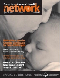 Canadian Women's Health Network [2003], 2/3 (Spring/Fall)