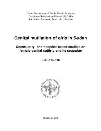 Genital mutilation of girls in Sudan