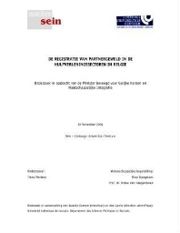 De registratie van partnergeweld in de hulpverleningssectoren in België