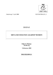 Seminar Men and violence against women