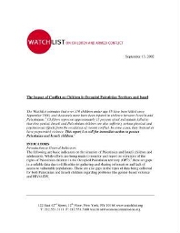 Watchlist on children and armed conflict