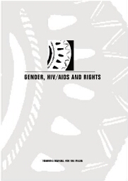 Gender, HIV/AIDS and rights