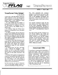 TransParent newsletter [2001], 7 (May)