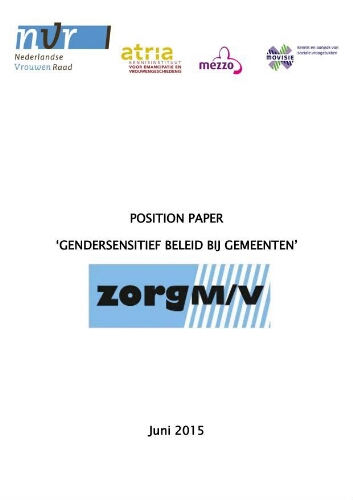 Position paper 'Gendersensitief beleid bij gemeenten'