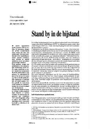 Stand by in de bijstand