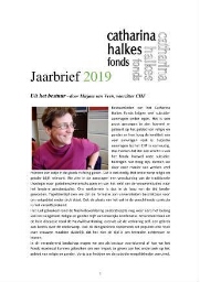 Catharina Halkes Fonds [2019],